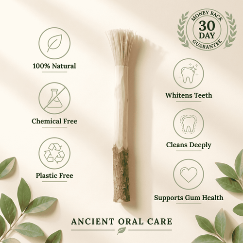 Natural Miswak Toothbrush Stick