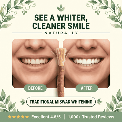 Natural Miswak Toothbrush Stick